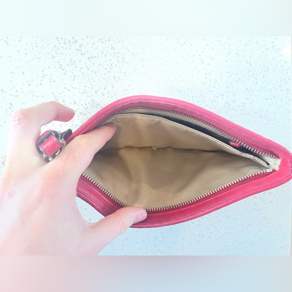 Coach Red Clutch - Picture 4 of 5